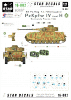 Star Decals 16-002 PzKpfw IV Ausf H - SS-Pz.Reg. 12 HJ 1/16
